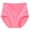 AZ26-Watermelon Red, variant on Lumtrix Seamless Underwear For Women Tummy Control High Waisted Panties Soft Lace Up No Show Full Coverage Briefs Black 3XL