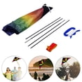 thumbnail image 4 of Monyance Colorful Kite Toy Large Rainbow Kite for Kids | Easy to Fly | Family Outdoor Games(59.06X29.53X0.04Inches), 4 of 10
