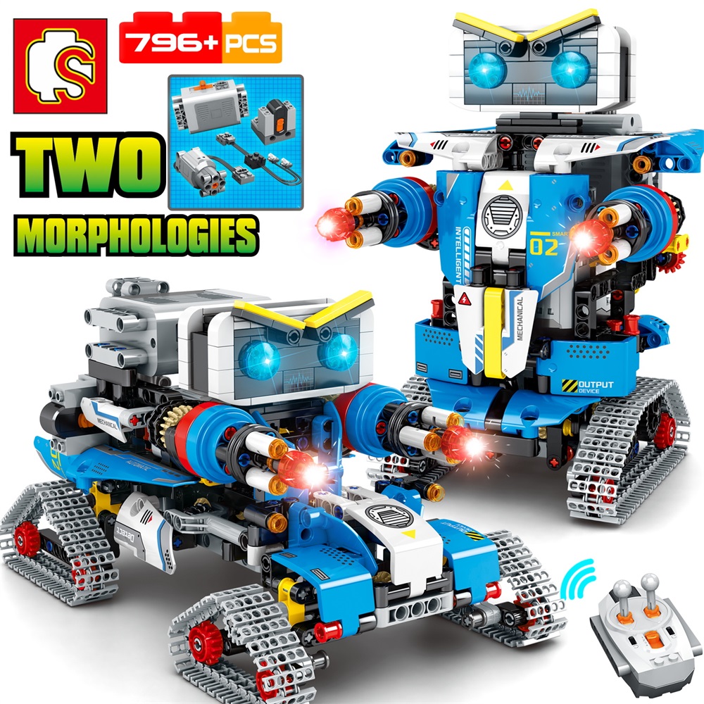 Remote Control Robot Building Blocks Educational Kit Engineering Building Toys Intelligent Gift