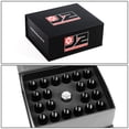 thumbnail image 6 of J2 Engineering LN-T7-003-125-BK J2 Engineering 7075 -T6 Forged Aluminum M12 x 1.25 20Pcs 60mm Height Open -End Lug Nut Set w / Socket Adapter Black, 6 of 6