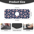 thumbnail image 2 of Xecao Daisy Flowers for Kitchen Sink Splash Guard Faucet Mat , Faucet Guard & Draining mat, (15" X 5.5" ), 2 of 7