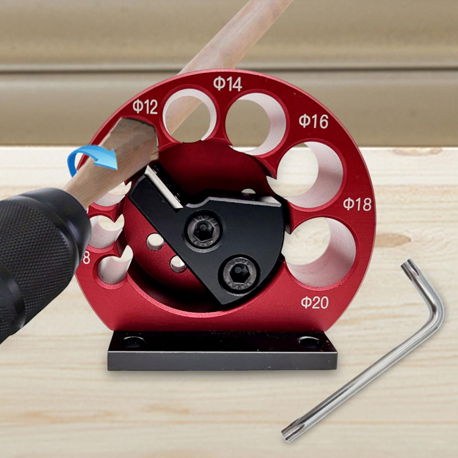 Guide De Perçage Droit Pour Trous De Chevilles 3 à 12 Mm - Outil Menuiserie, Bricolage, Placement Précis