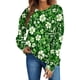 thumbnail image 5 of Camisetas de Halloween para las Mujeres Impreso Suelto Cuello Redondo Manga Larga Suéter, Camisetas de Otoño para las Mujeres Vacaciones Acogedoras, 5 of 6