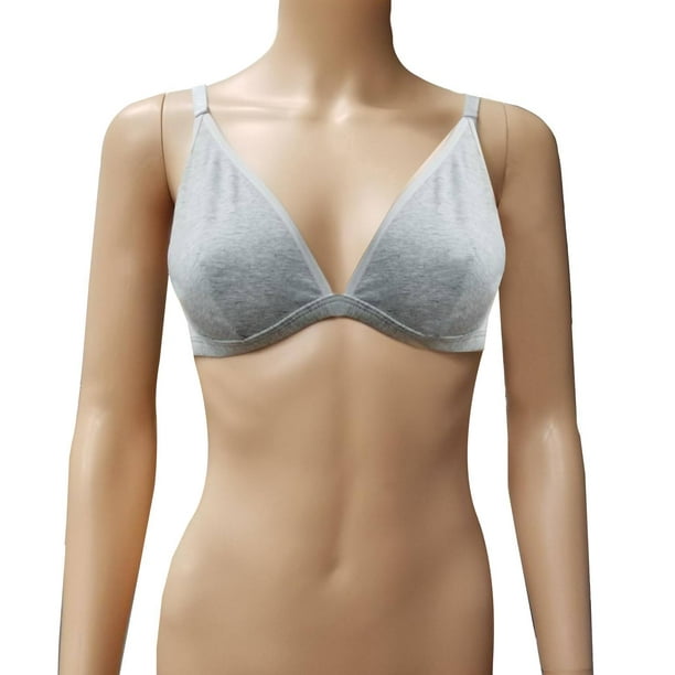 La Perla La Perla Studio Gray Cotton Knit Bra (38B)
