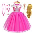 thumbnail image 1 of Disney Sleep Beauty Girl Costume Aurora Belle Princess Dress Children Fancy Kids Cosplay Luxury Costume Halloween Xmas Clothes9-10T (tag 150) Gao Jinjia LED, 1 of 2