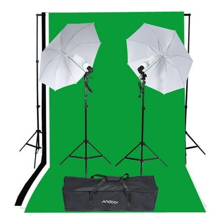 Andoer Photography Studio Portrait Product Light Lighting Tent Kit Photo Video Equipment with Carrying