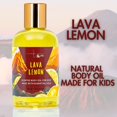 thumbnail image 4 of Lava Lemon Kids Natural Body Oil, Moisturizes & Protects Sensitive Skin - 4 oz by LatherGreen, 4 of 11