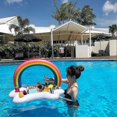 thumbnail image 4 of Flotador inflable de verano para beber cerveza, mesa enfriadora, flotador para jugar en el agua, bandeja para cerveza, cubo para fiestas, portavasos para fiestas en la piscina, 4 of 5