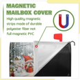 thumbnail image 4 of Christmas Mailbox Covers Magnetic Standard Size Santa Claus Mailbox Cover Hello Winter Mailbox Wrap Gnome Letter Box Cover Home Decor Outdoor Garden Decor 21x18 Inch, 4 of 6