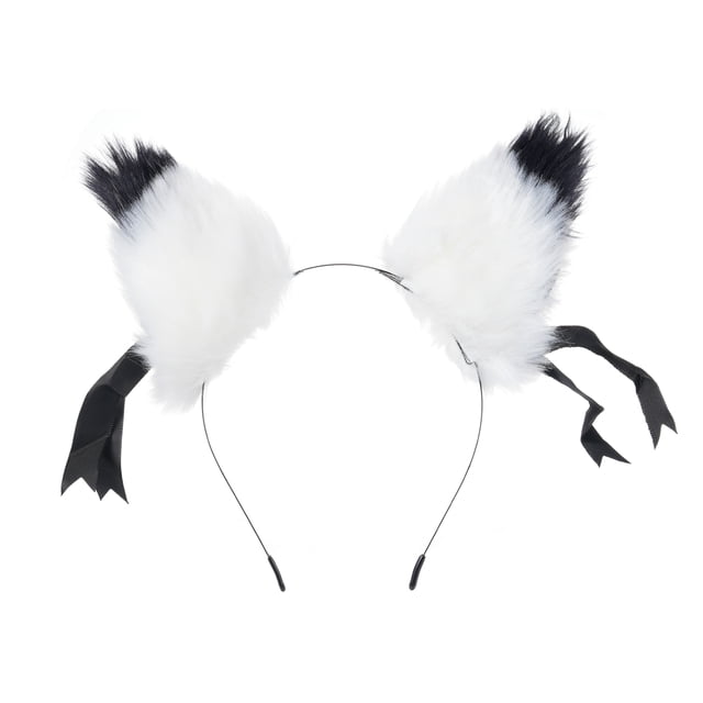 Accesorio para el cabello con pinza para el pelo con orejas de zorro de peluche