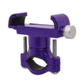 thumbnail image 3 of Wosthever Soporte para teléfono Material de calidad Ajuste gratuito Montaje para teléfonos Instalación práctica Tipos de dispositivos Ciclismo Violeta, 3 of 6