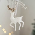 thumbnail image 2 of Colgante de árbol de Navidad, colgante de decoración navideña, colgante de pentáculo de niña ángel de ciervo de Navidad, feliz Navidad 2023 natal, 2 of 5