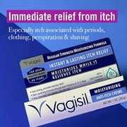 Vagisil Regular Strength Moisturizing Anti-Itch Cream, 1.0 Oz, 4 Pack