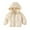 Off-White, variant on XBASW Toddler Kids Padded Jacket Coats Boys Girls Winter Warm Cotton Jacket Baby Hooded Snowsuit Outerwear 1-6T