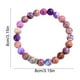 thumbnail image 3 of Pulsera de regalo del Día de la Madre para mamá | Colgante de piedra emperador | Joyería de cuerda elástica | Accesorio de cuentas multicolor | Ajuste cómodo | Regalo de mujer reflexivo | 8x8cm, 3 of 6