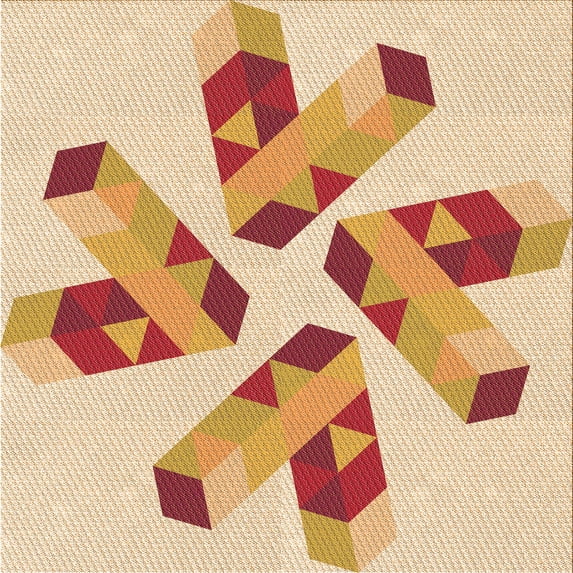 Ahgly Company Machine Washable Indoor Square Transitional Khaki Gold Area Rugs, 8' Square