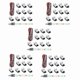 thumbnail image 1 of 55 Piezas Conectores de Tira de LED de 3 Sintonizables Conectores de Luz de Tira de LED de 10 mm Terminal de Conector de Tira de LED para WS2811, 1 of 5