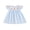 Blue, variant on Svuitmsl Toddler Baby Girl Halloween Dress Outfit Little Baby Girl Summer Fall Gingham Palid Dress Cute Pumpkin Embroidery Lace Flying Sleeve A-Line Dress