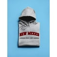 thumbnail image 3 of Retro College New Mexico Hoodie Women -Image by Shutterstock, Female x-Large, 3 of 4
