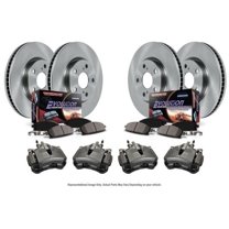 PowerStop Front and Rear Stock Replacement Brake Pad and Rotor Kit with Calipers Fits: LEXUS Select Models KCOE1079A