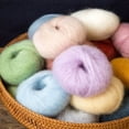 thumbnail image 2 of Namzi Soft Yarn for Crocheting, Yarn Category, Purple 1 roll, Perfect for Handcraft Projects, Gentle on Hands, Suitable for Beginners & Experienced Crocheters, Ideal for Making Scarves, Hats, 2 of 4