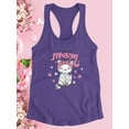 thumbnail image 3 of Love You Mom Cat N Kitten Racerback Tank Women -Image by Shutterstock, Female Small, 3 of 4