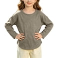 thumbnail image 6 of Ynynloco Kids Boys Long Sleeve Crewneck T-Shirts Tee Tops Fall Fashion Shirt Tops 5-14 Years, 6 of 8