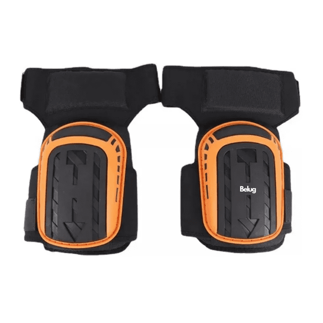 Rodilleras Protección Belug Trabajo Negro Naranja