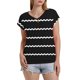 thumbnail image 4 of Eres Más Que una Camisa de Puntuación de Prueba Sexy de Manga Corta Lentejuelas Suelta Camisa de Blusa con Cuello en V, Poliéster, 4 of 8