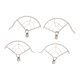 thumbnail image 2 of Cubierta protectora de hélice Jadeshay 4 piezas para dron DJI Mini 3 gris claro, 2 of 14