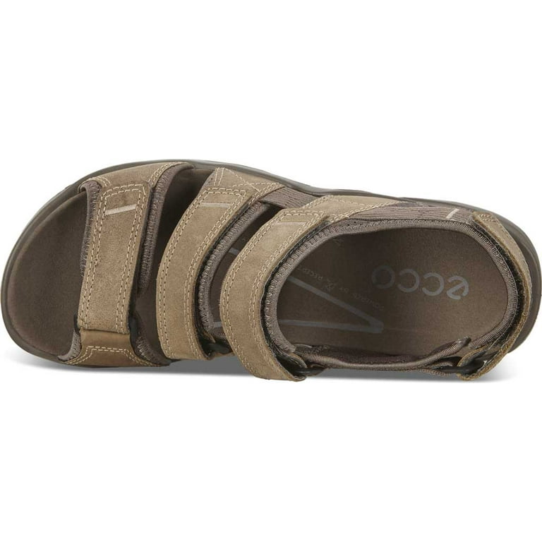 Men s ECCO Offroad 4 Strap Walking Sandal Navajo Brown Leather 47 M