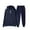 Navy, variant on Ediodpoh Men's Suits 2024 Men's Track Suit Stand Collar Sweatshirt Long Sleeve Hoodie and Pant Suit Work Pants Breathable Two Roll Sleeve Track Suits Mens Light Blue XXXL
