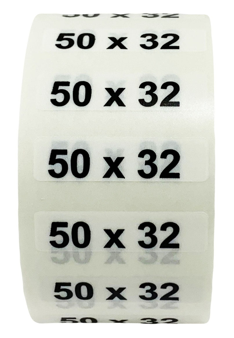 50x 100mm 100mm white paw print stickers 