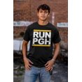 thumbnail image 5 of Run Pittsburgh Pennsylvania PA Men's Graphic T Shirt Tees Brisco Brands S, 5 of 6