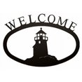 thumbnail image 2 of Village Wrought Iron WEL-10-L Large Lighthouse Welcome Sign LG, 2 of 2