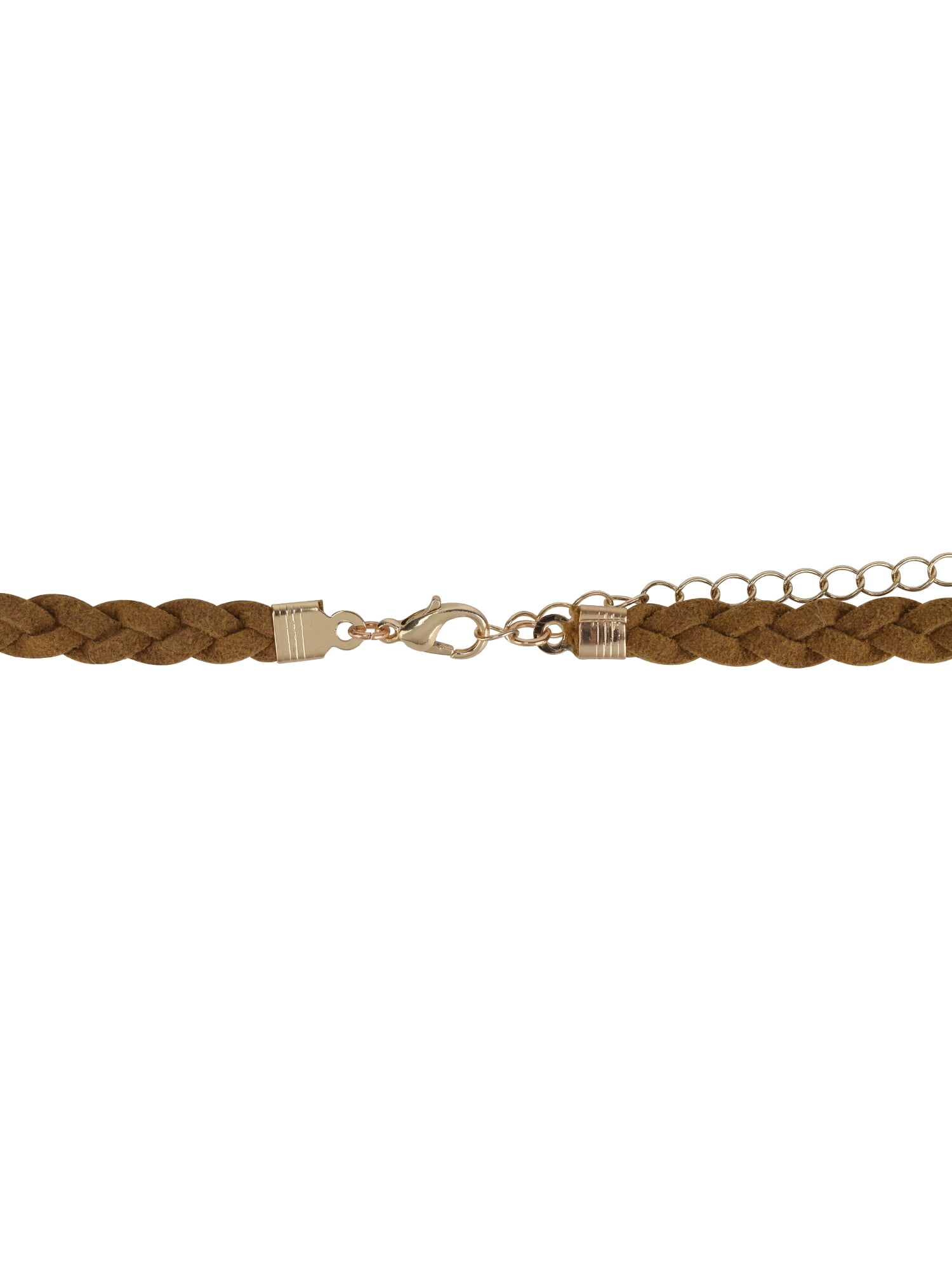 The Pioneer Woman Braided Faux Suede Stone Long Pendant