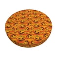 thumbnail image 2 of Round Bar Stool Seat Covers, halloween pumpkins fun Elastic Round Chair Cover Stool Seat Slipcover Bar Stool Cushions Round Pad for 12-14 inch, 2 of 7