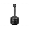 Justrite Smokers Cease-Fire Ashtray with Bucket, Deco Black