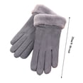 thumbnail image 3 of YoaNJYGR Dish Washing Gloves Medium -20 Gloves Gloves for Kitchen Cooking Suede Warm Gloves Winter Ladies Student Cute Korean Version with Thickened Outdoor Riding Screen Gloves, 3 of 8