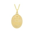 thumbnail image 2 of Forever New 24kt Gold Plated Saint John Paul II Medal Pendant, 18", 2 of 2