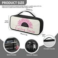 thumbnail image 7 of COEQINE Flowers Ribbon Stethoscope Storage Bag Stethoscope Carrier Bag & Case for Clinics Use Storage Carrying Bag for Nurse Accessories Stethoscope Holder Case Stethoscope Case Kit, 7 of 7