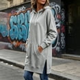 thumbnail image 5 of CHGBMOK Oversized Hoodies for Women Long Sleeve Hoodie Sweatshirts Fall Winter Pullover with Pocket, 5 of 7