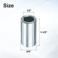 thumbnail image 2 of 5 Packs Galvanized Steel Spacer 1/2" Bore x 3/4" OD x 1-1/2" Length, 2 of 6