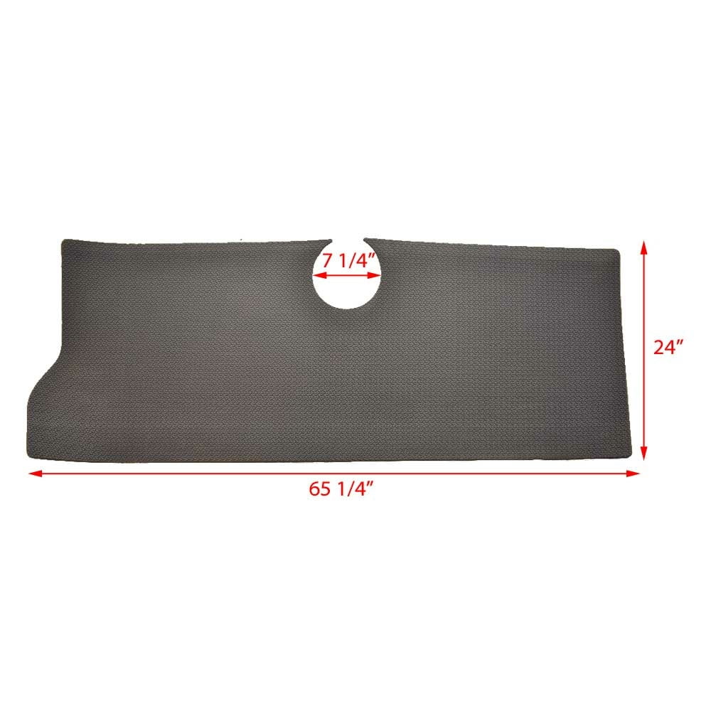 Triton Boat Cockpit Mat R0805 | 65 1/4 x 24 Inch Gray