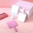 thumbnail image 2 of Makeup Mirror with Handle Good Grip Barber Hairdressing Handheld Mirror Square Makeup Vanity Mirror Salon Accessories, 2 of 8