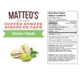 thumbnail image 5 of Matteo's Sugar Free Coffee Syrup, Pistachio, 750mL, 0 Calories, 0 Sugar, (Single Bottle), 5 of 5