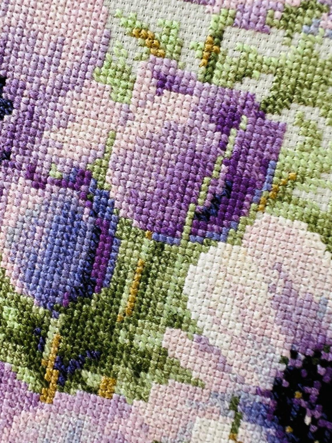 RIOLIS Counted Cross Stitch Kit 11.75"X11.75"-Purple Anemones (14 Count)