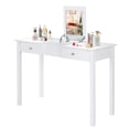 thumbnail image 1 of Costway Vanity Table Dressing Table Flip Top Desk Mirror 2 Drawers White, 1 of 10