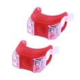 thumbnail image 1 of EeaseCA 2 PCS LED Front Light Silicone Bike Rear Light Tail Lamp Waterproof Cycling Flash Safety Light MTB Accessories (Red), 1 of 7