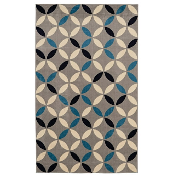 Capri Conrad Light Grey & Bone 6' 5" x 9' 3" Area Rug